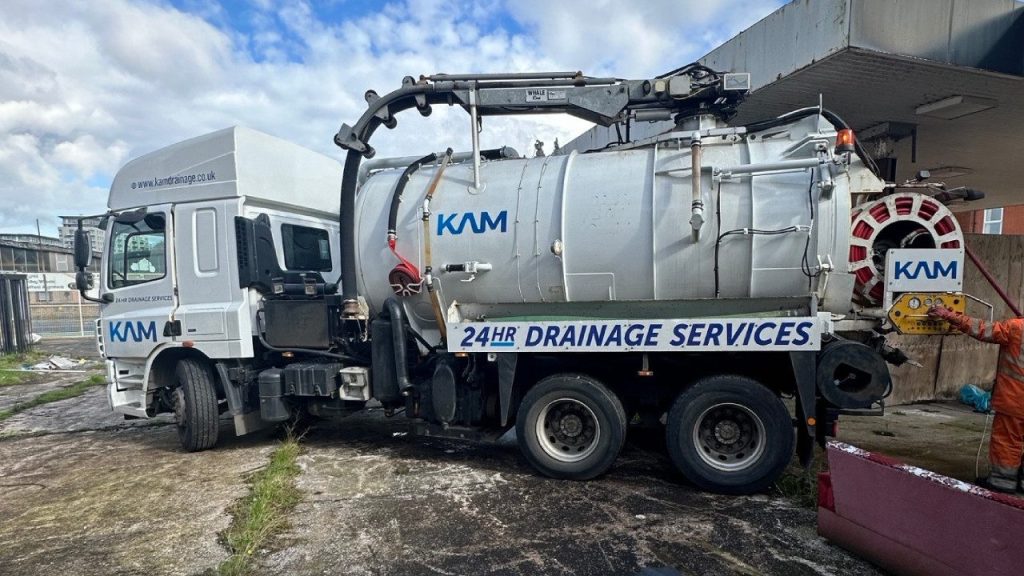 KAM drainage Vehicle In Action